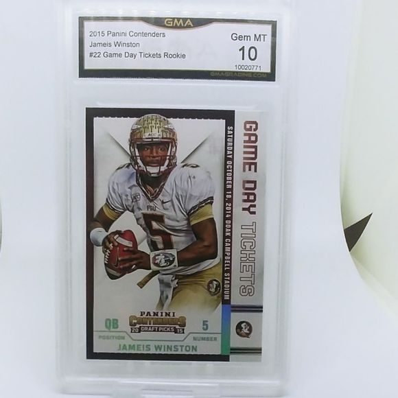 2015 Contenders Jameis Winston #22 Game Day Ticket s Rookie - Picture 1 of 3